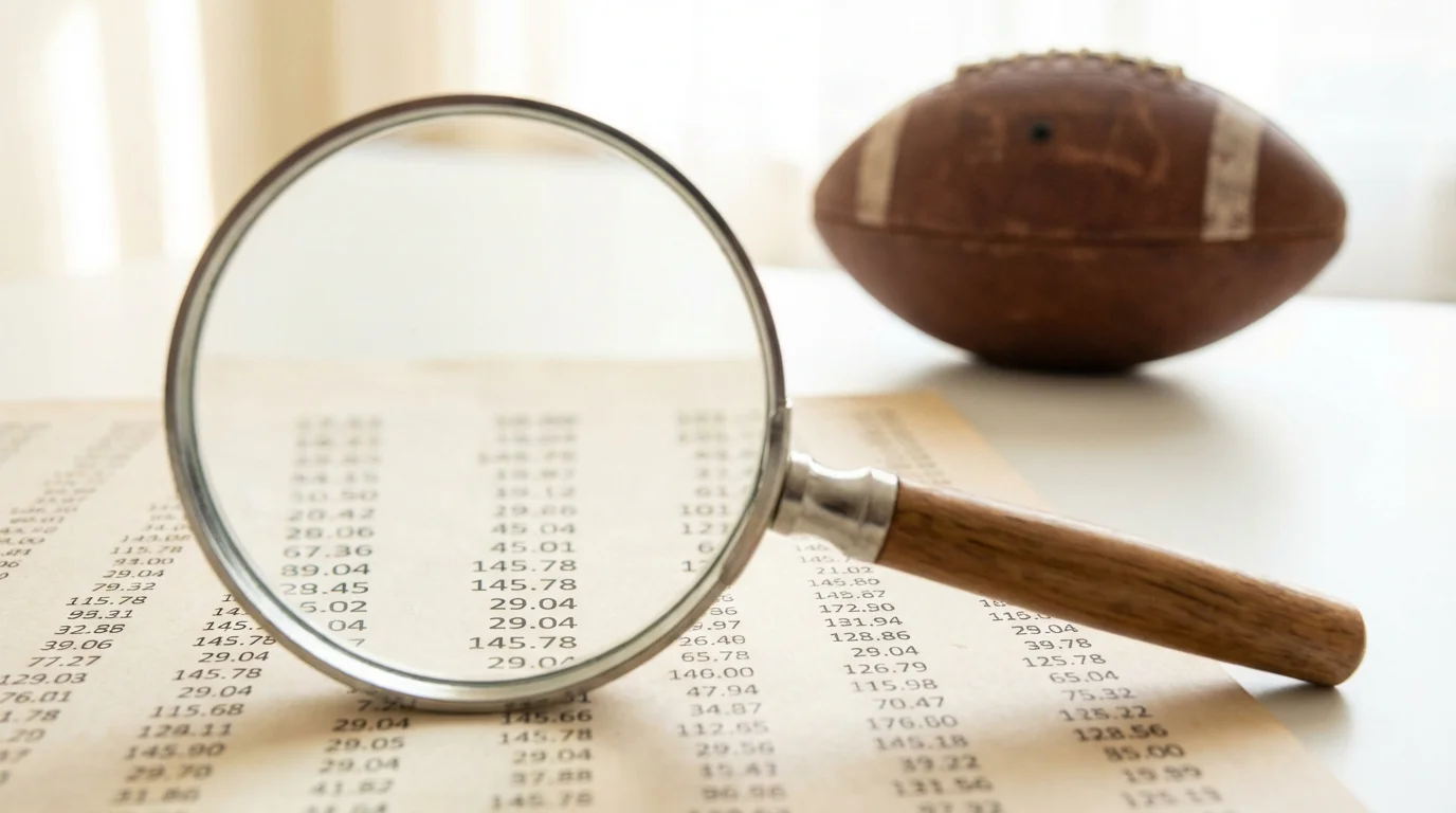 Fórmula de valor esperado aplicada a apostas na NFL com exemplo prático